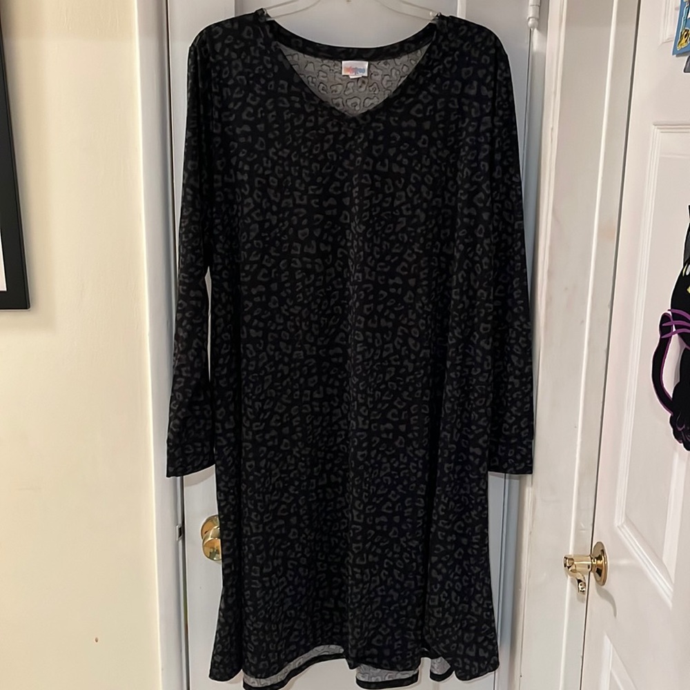 LulaRoe long sleeve dress 3XL